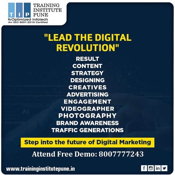 Digital Marketing Courses in Pune | TIP- Best Digital Marketing Classes and Training in Pune