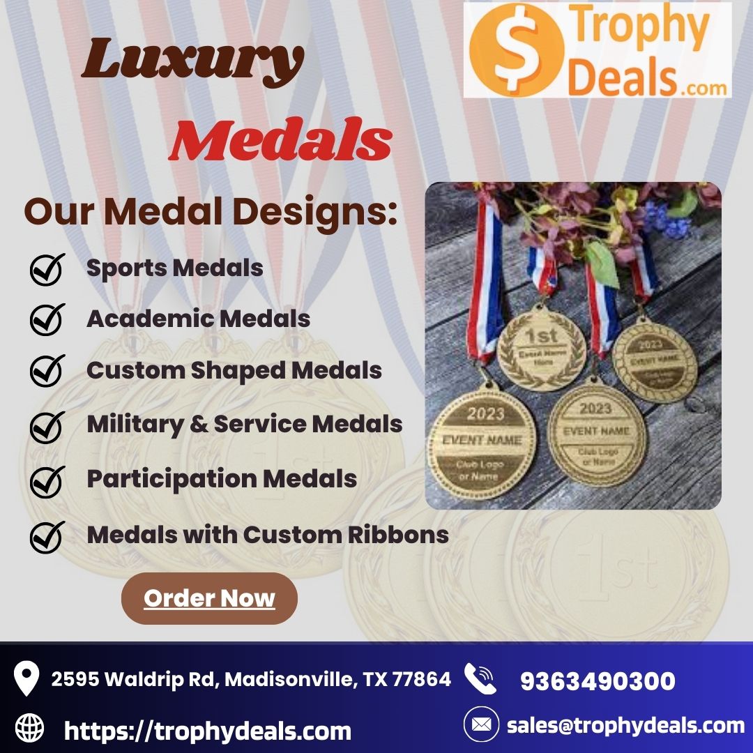 Buy Custom Medals for Every Achievement - Celebrate with Trophy Deals