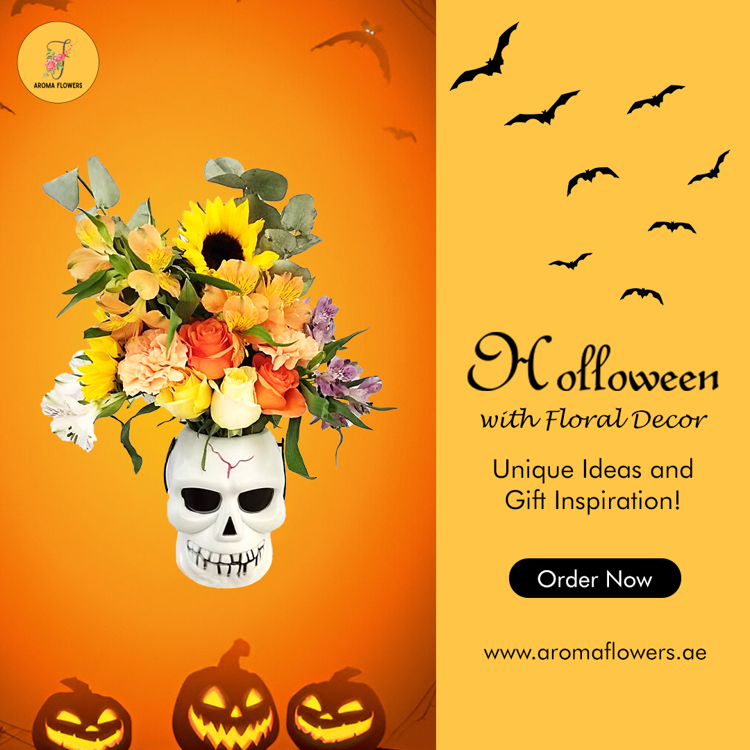 Send Halloween Cheers with Our Beautiful Flower Arrangements! Connect with Us Today!