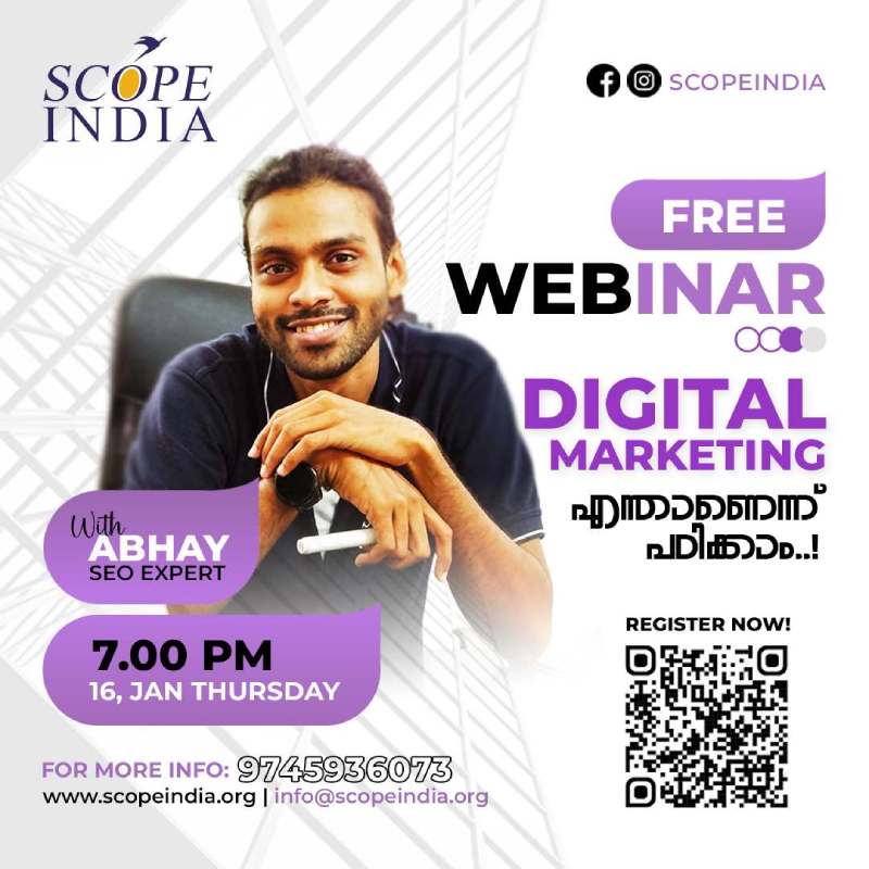 FREE Webinar on Digital Marketing