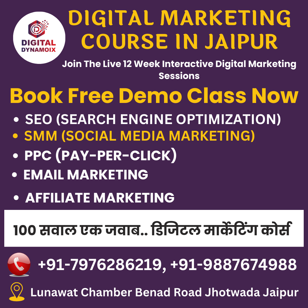 Digital Marketing Institute In Jaipur DigitalDynamoix